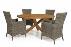 Brafab Eios Table Ø150, Teak -Algemene Woonwinkel brafab eios table 150 teak 4