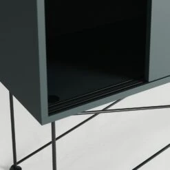 Vogue Sideboard 136H, Grey/2G/Black -Algemene Woonwinkel decotique vogue sideboard 136 with frame stand 247