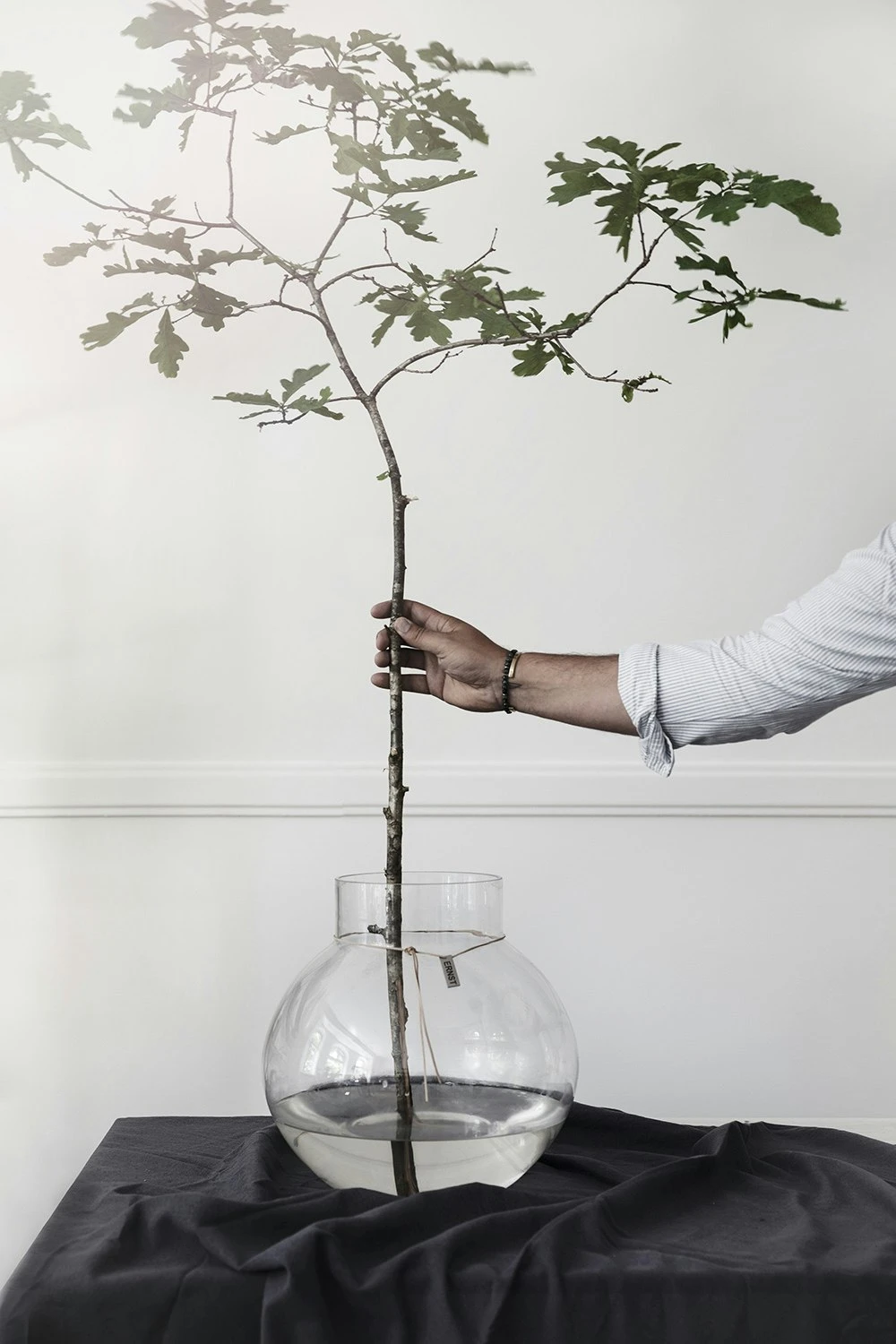 Ernst Glazen Vaas Doorzichtig, 38 Cm 6 Ernst Glazen Vaas Doorzichtig, 38 Cm - Afbeelding 4