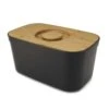 Joseph Joseph Bread Box With Cutting Board, Black -Algemene Woonwinkel joseph joseph bread bin with bamboo chopping board 5