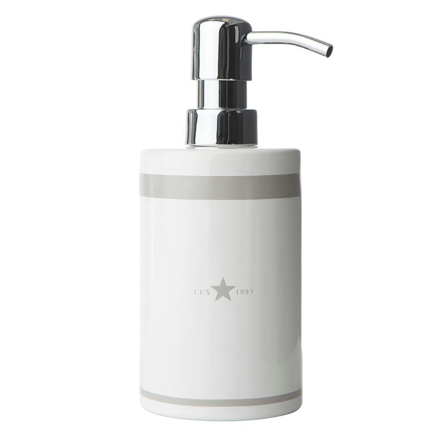 Lexington Earthenware Soap Dispenser, Grey 3 Lexington Earthenware Soap Dispenser, Grey