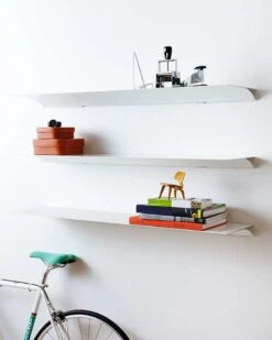 Exilis Basic 28x118 Wall Shelf, White -Algemene Woonwinkel nonuform exilis basic 28x118 wall shelf 9