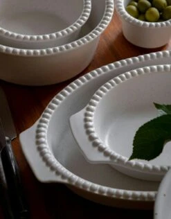 DARIA Ovenschaal 35 Cm, Cotton White -Algemene Woonwinkel potteryjo daria ovenschaal 35 cm 17