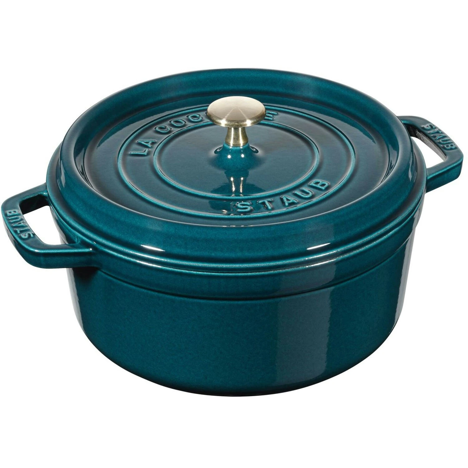 Staub Cocotte Rond 24 Cm 3,8 L, Petrolblauw 3 Staub Cocotte Rond 24 Cm 3,8 L, Petrolblauw