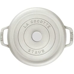 Staub Cocotte Rond, 28 Cm 6,7 L, Wit -Algemene Woonwinkel staub staub cocotte rond 13