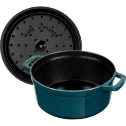Staub Cocotte Rond 24 Cm 3,8 L, Petrolblauw 10 Staub Cocotte Rond 24 Cm 3,8 L, Petrolblauw -Algemene Woonwinkel staub staub cocotte rond 2