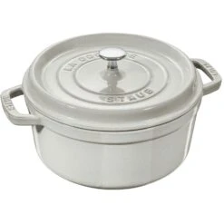 Algemene Woonwinkel 31 Staub Cocotte Rond, 28 Cm 6,7 L, Wit