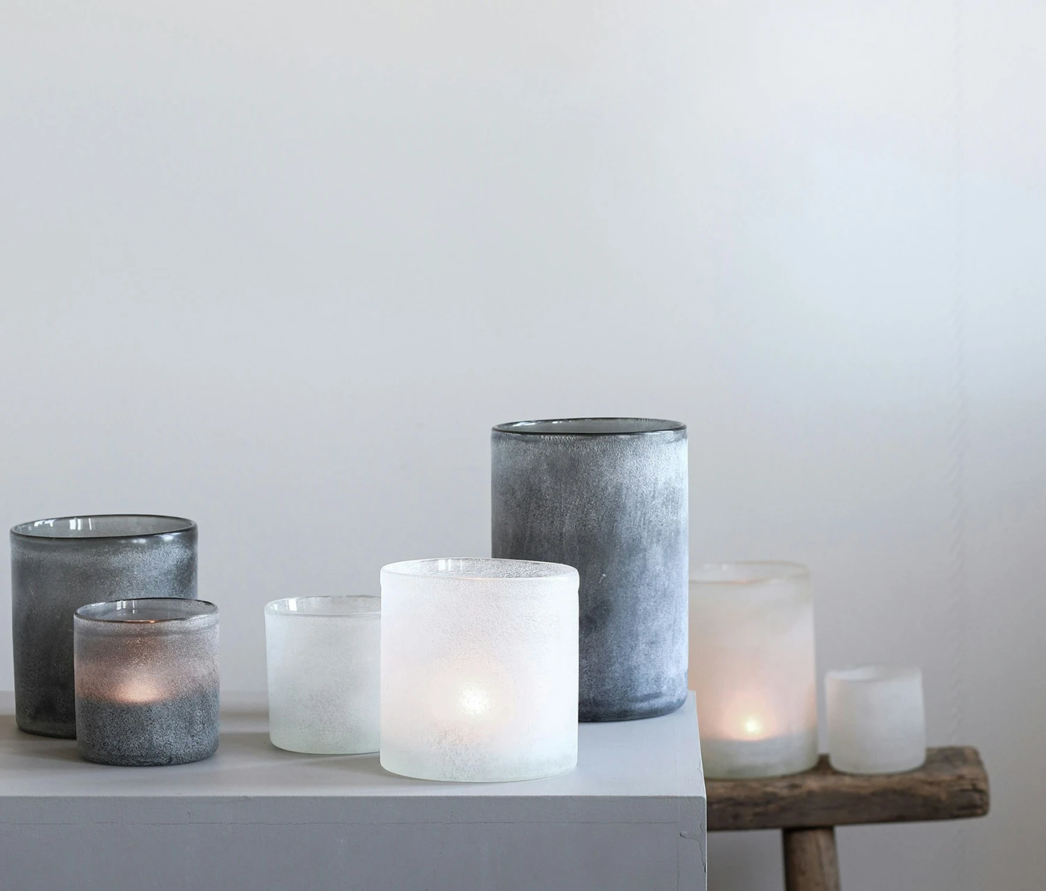 Frost Candleholder M, White 7 Frost Candleholder M, White - Afbeelding 5