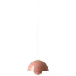 &Tradition Flowerpot VP7 Hanglamp, Beige-rood