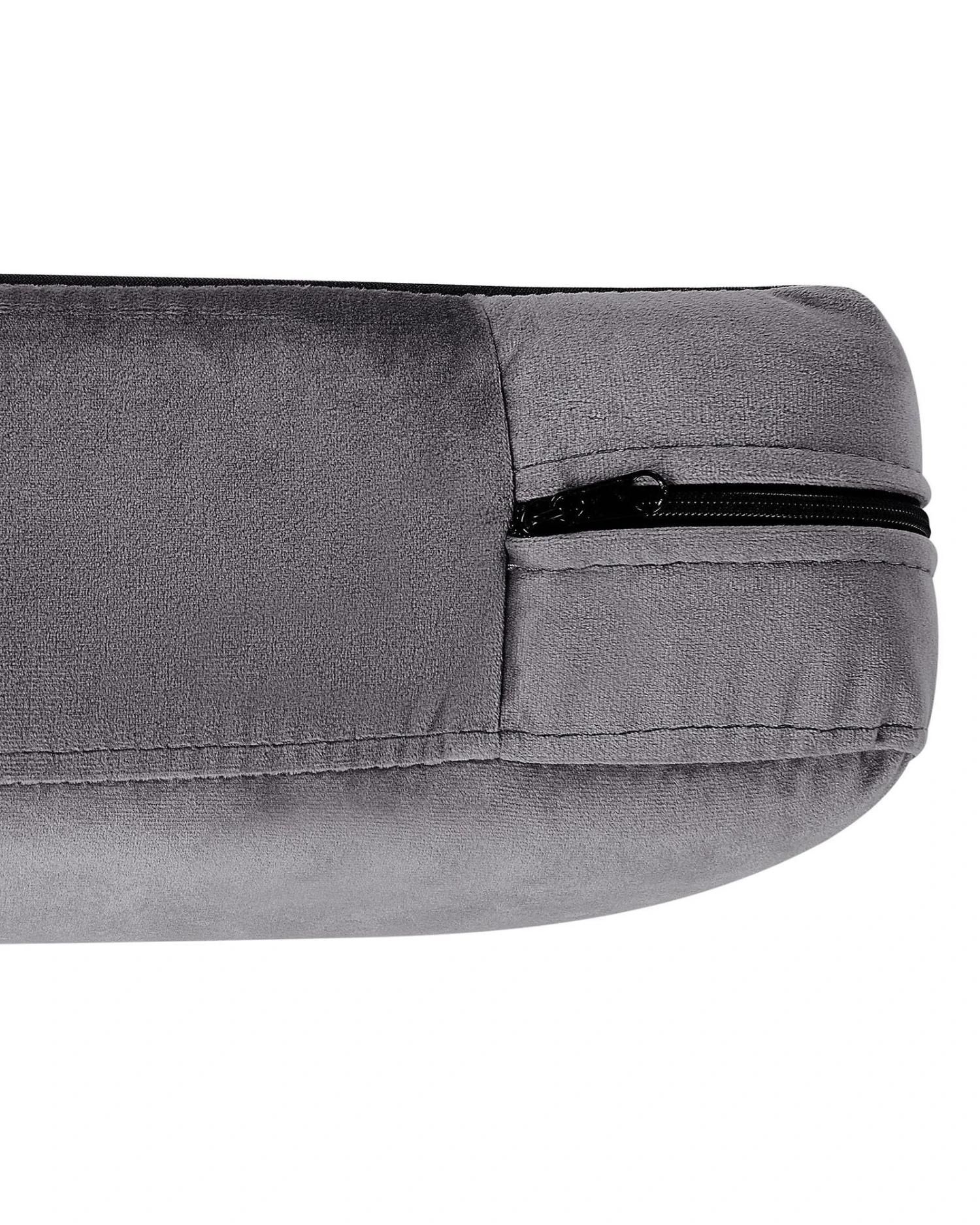 Fauteuil Fluweel Grijs VIETAS - Afbeelding 9