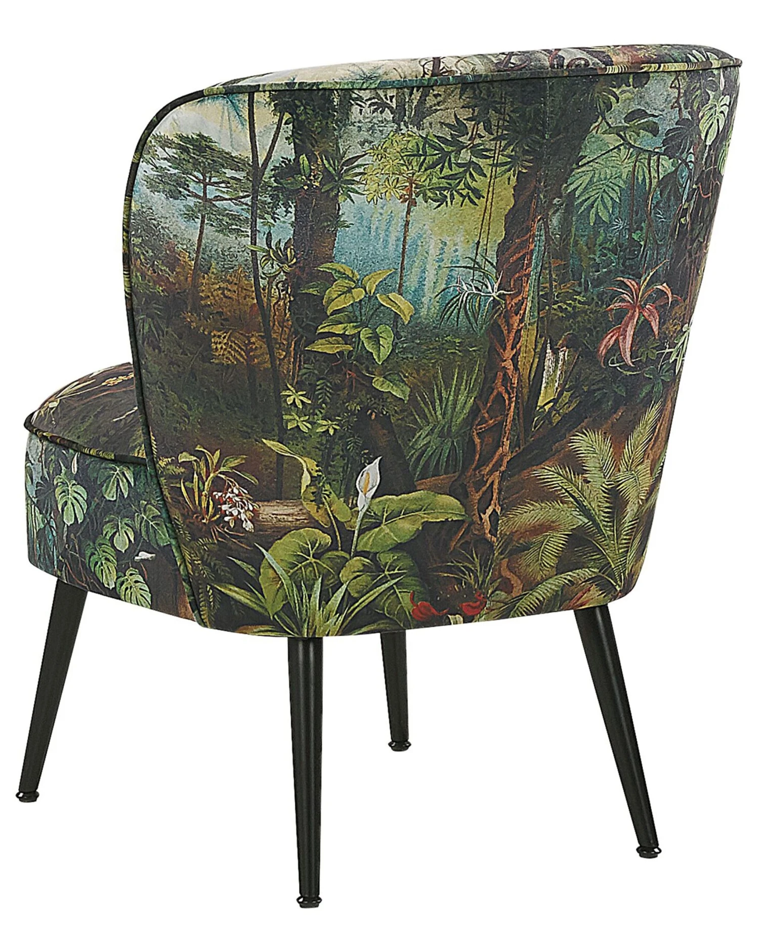 Fauteuil Stof Donkergroen VOSS 7 Fauteuil Stof Donkergroen VOSS - Afbeelding 5