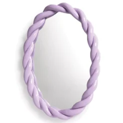 & Klevering &klevering Braid Spiegel 35x26 Lila