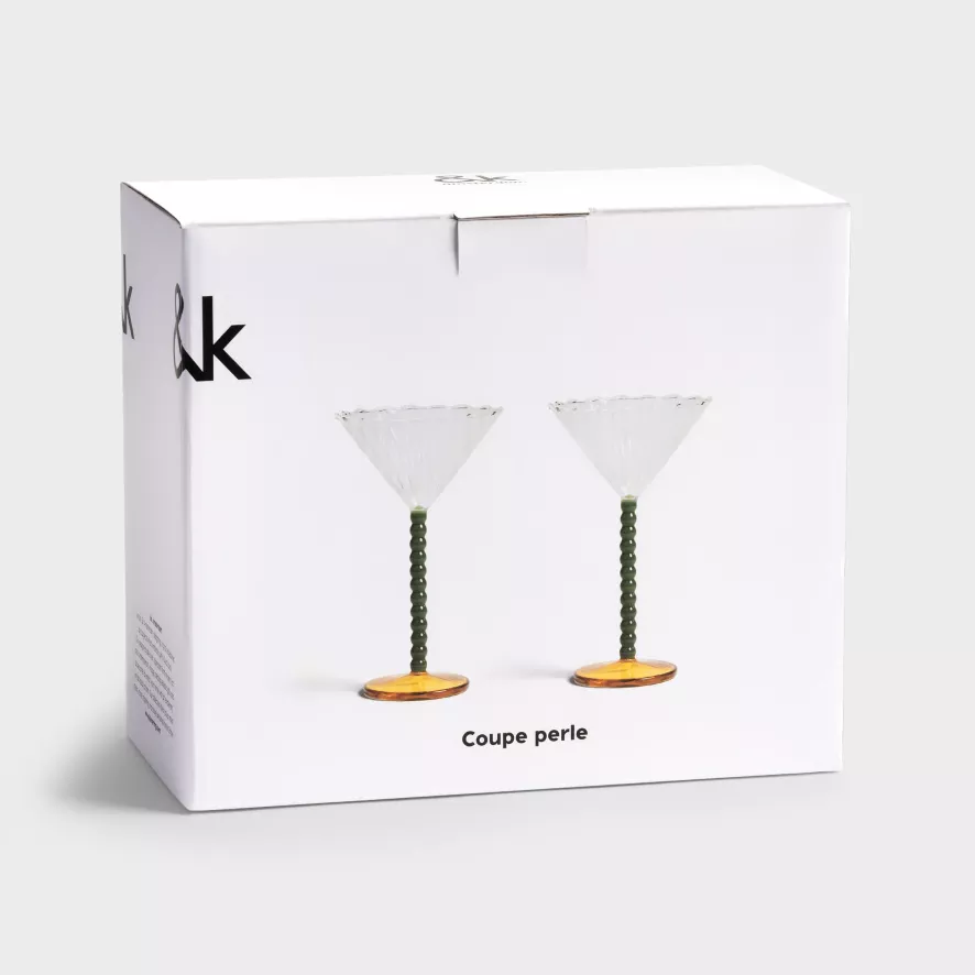 & Klevering &klevering Curve Coupe Champagneglazen Set Van 2 10 & Klevering &klevering Curve Coupe Champagneglazen Set Van 2 - Afbeelding 8
