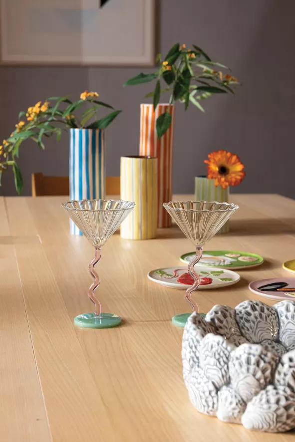 & Klevering &klevering Perle Coupe Champagneglazen Set Van 2 8 & Klevering &klevering Perle Coupe Champagneglazen Set Van 2 - Afbeelding 6