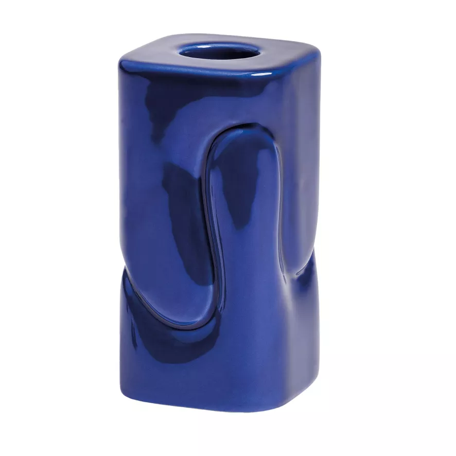 & Klevering &klevering Puffy Kandelaar Extra Small Donkerblauw 6 & Klevering &klevering Puffy Kandelaar Extra Small Donkerblauw - Afbeelding 4