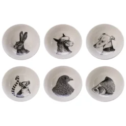 POLSPOTTEN Animals Snack Schaal Ø15 Set Van 6